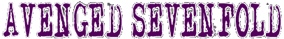 Click here for Avenged Sevenfold's official website